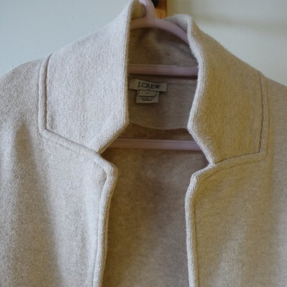 J. Crew Factory Open Front Sweater Blazer Heathered cardigan #H6915 XS XSmall - Picture 3 of 11